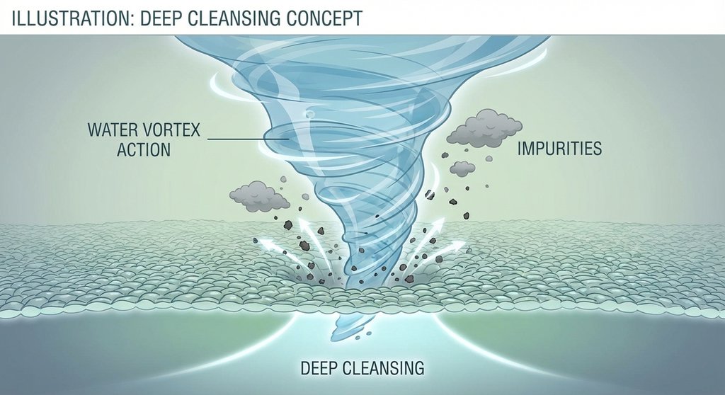 아쿠아필: 블랙헤드와 노폐물을 말끔히 청소하는 피부 대청소